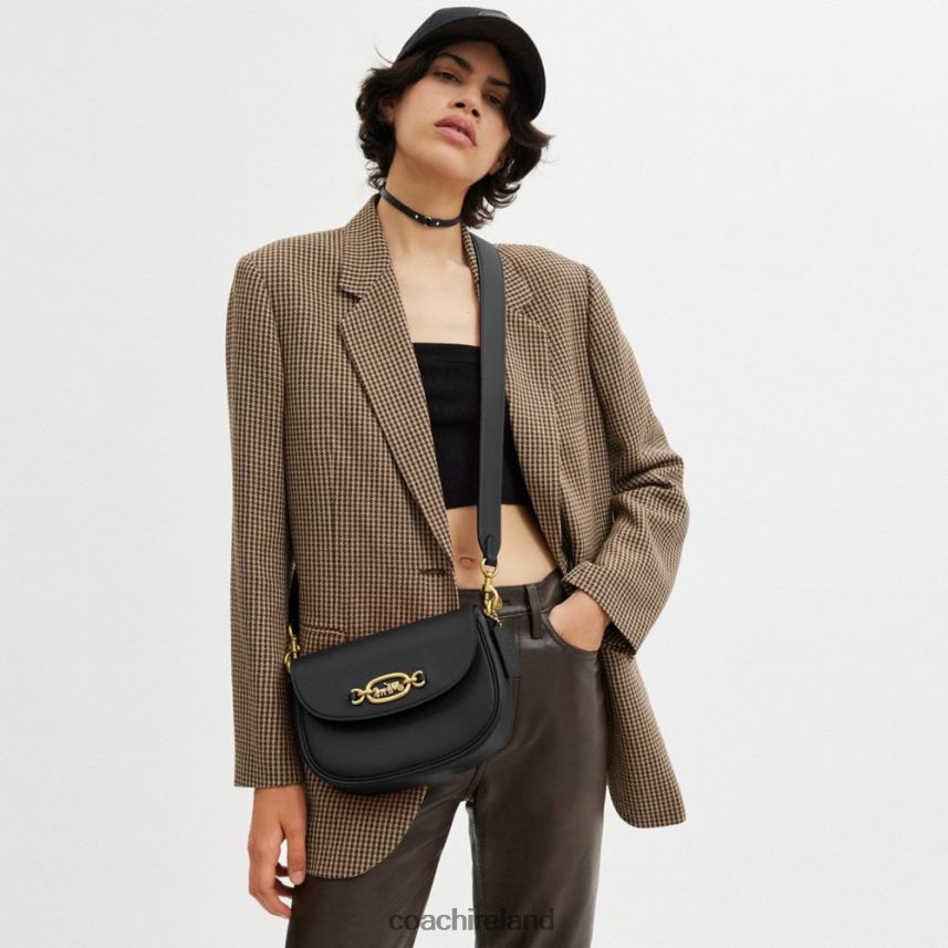 Coach Women HARLEY SHOULDER BAG B4/BLACK 80N2R230