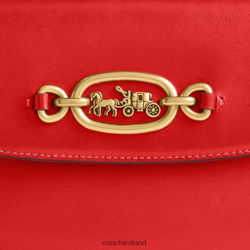 Coach Women HARLEY SHOULDER BAG B4/Sport Red 80N2R233