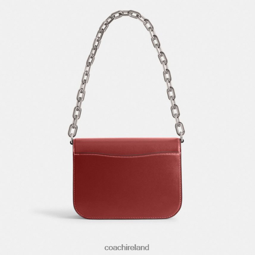 Coach Women IDOL BAG LH/Enamel Red 80N2R251