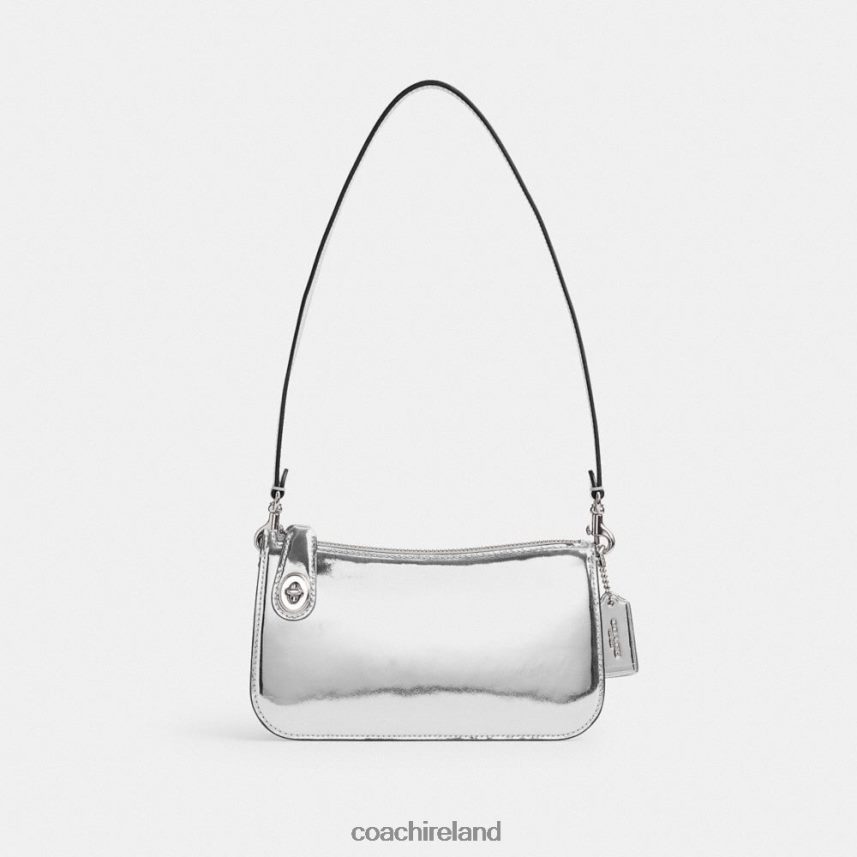 Coach Women PENN SHOULDER BAG IN SILVER METALLIC LH/Silver 80N2R272