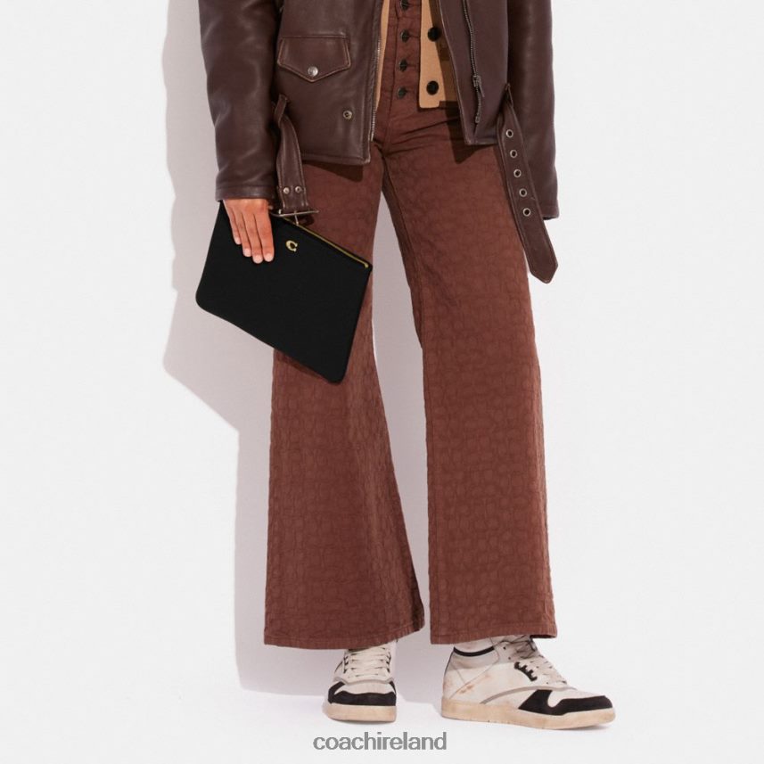 Coach Women POUCH 28 B4/BLACK 80N2R2314