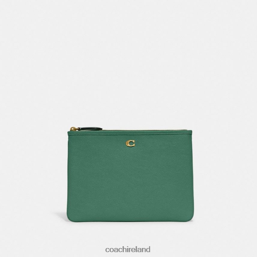 Coach Women POUCH 28 B4/Bright Green 80N2R2316