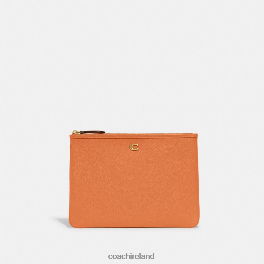 Coach Women POUCH 28 B4/Faded Orange 80N2R2317