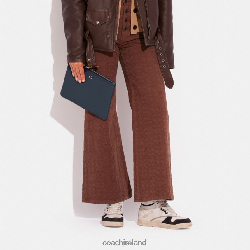 Coach Women POUCH 28 LH/Denim 80N2R2318