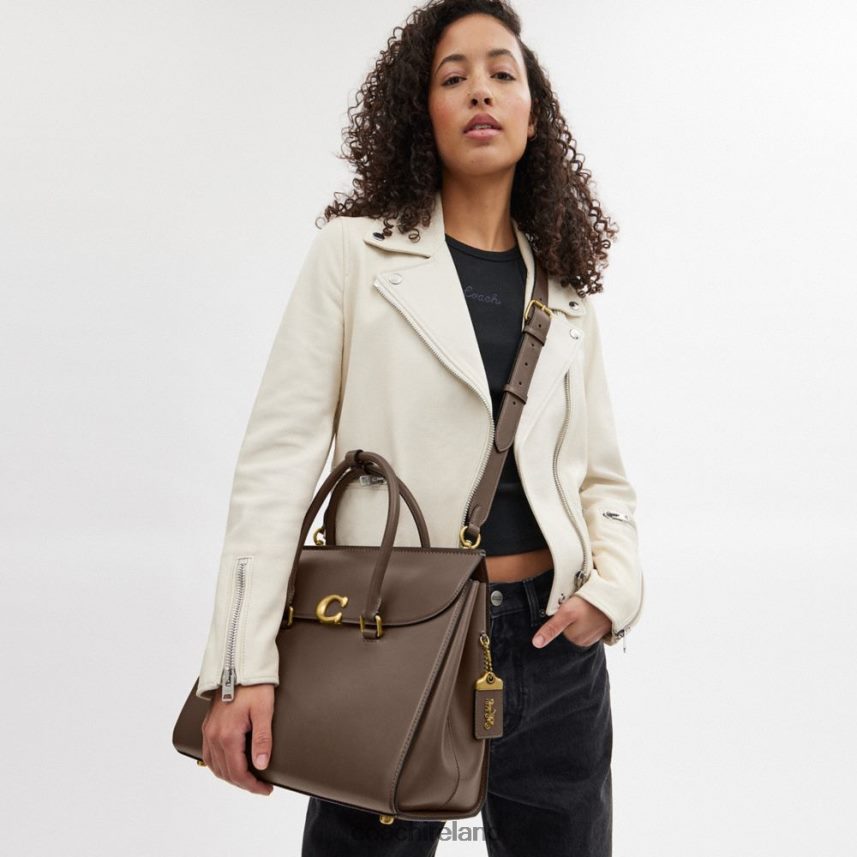 Coach Women BROOME CARRYALL 36 B4/DARK STONE 80N2R2178