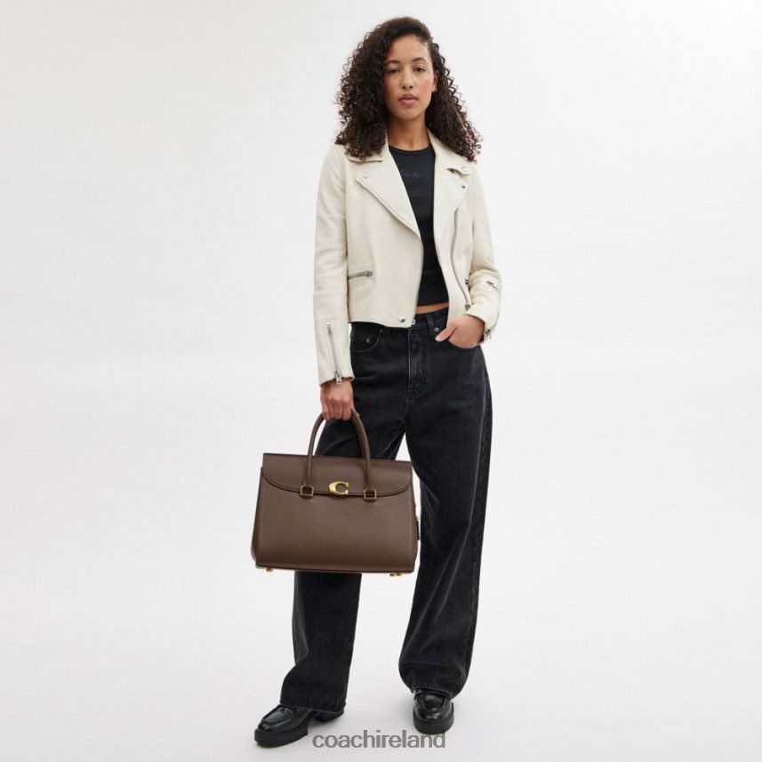 Coach Women BROOME CARRYALL 36 B4/DARK STONE 80N2R2178