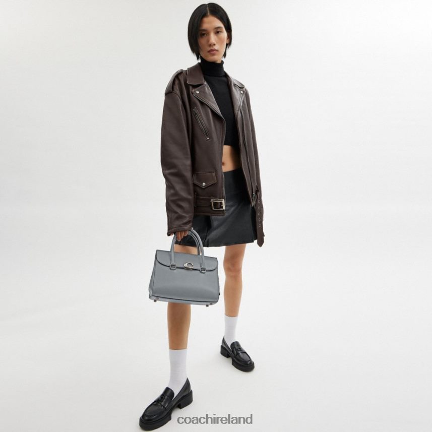 Coach Women BROOME CARRYALL LH/Grey Blue 80N2R2179