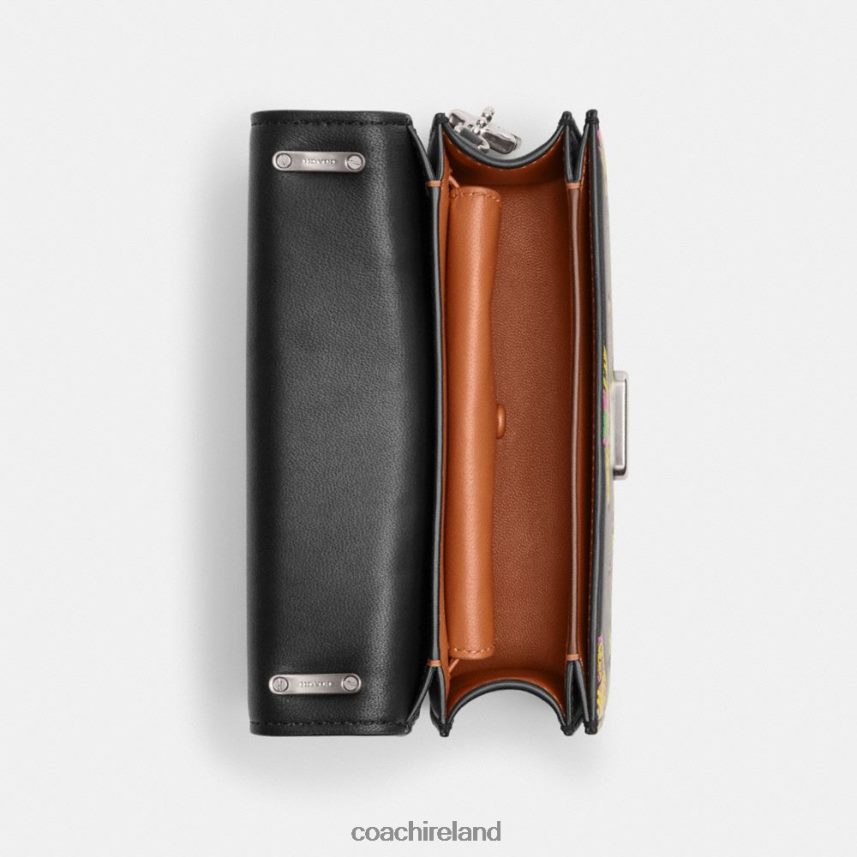 Coach Women COSMIC COACH BANDIT CROSSBODY WITH PLANET PRINT LH/Black Multi 80N2R2187