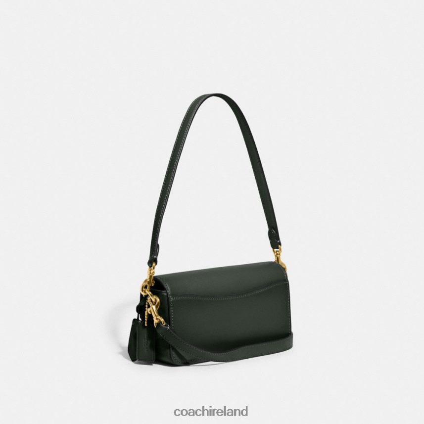 Coach Women STUDIO BAGUETTE BAG B4/Amazon Green 80N2R2189