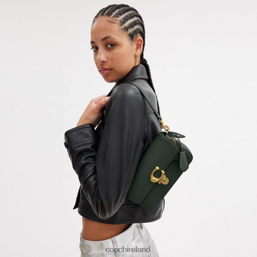 Coach Women STUDIO BAGUETTE BAG B4/Amazon Green 80N2R2189