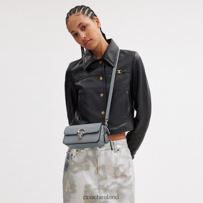 Coach Women STUDIO BAGUETTE BAG LH/Grey Blue 80N2R2190