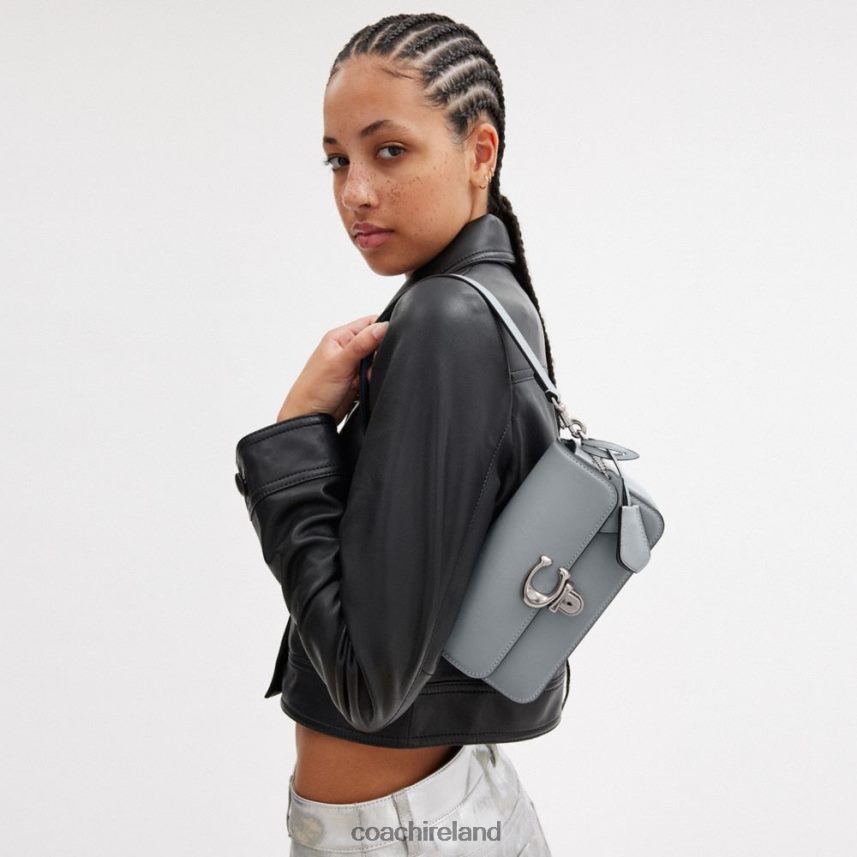 Coach Women STUDIO BAGUETTE BAG LH/Grey Blue 80N2R2190