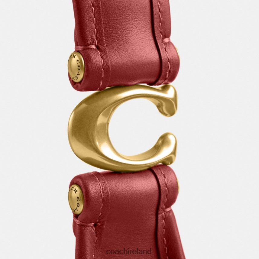 Coach Women EVE SHOULDER BAG B4/Enamel Red 80N2R2280