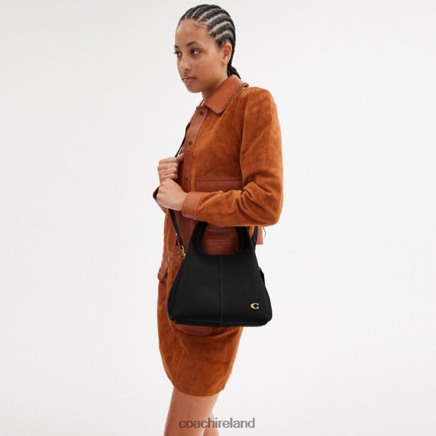 Coach Women LANA SHOULDER BAG 23 B4/BLACK 80N2R2275