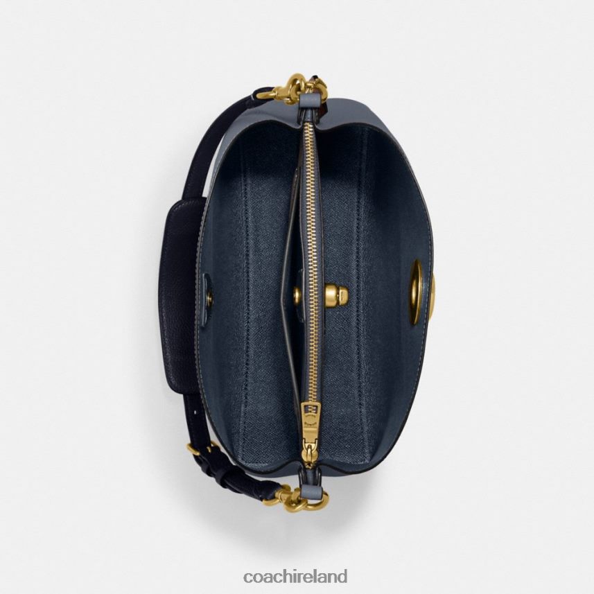 Coach Women WILLOW SHOULDER BAG IN COLORBLOCK B4/DENIM 80N2R2265