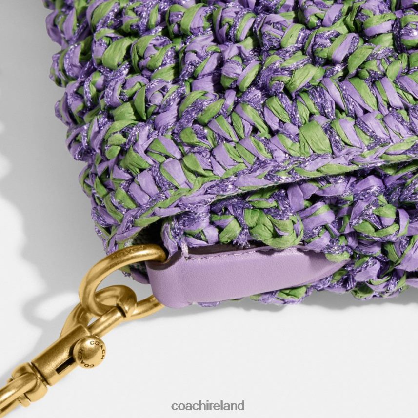 Coach Women SOFT TABBY SHOULDER BAG B4/Light Purple/Soft Green 80N2R2135