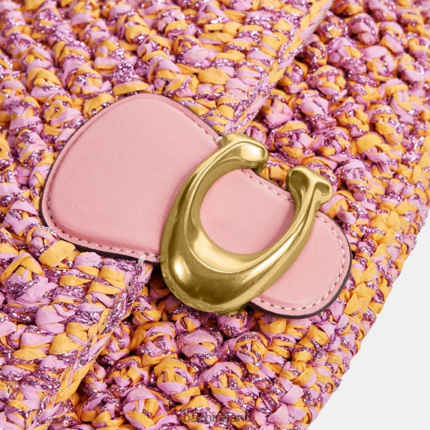 Coach Women SOFT TABBY SHOULDER BAG B4/Pink/Orange 80N2R2134