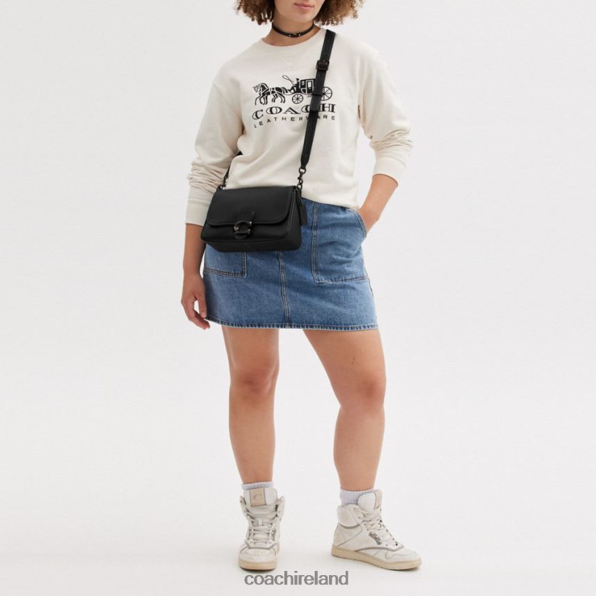 Coach Women SOFT TABBY SHOULDER BAG V5/Black 80N2R2103