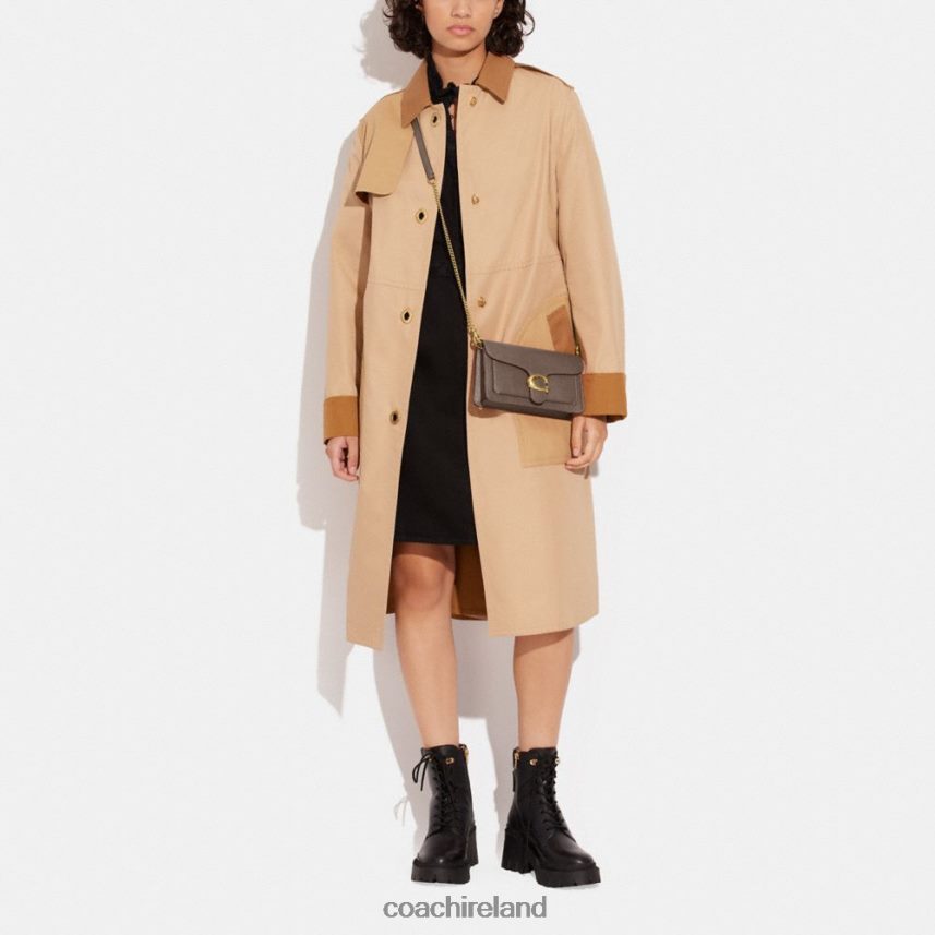 Coach Women TABBY CHAIN CLUTCH B4/DARK STONE 80N2R2157