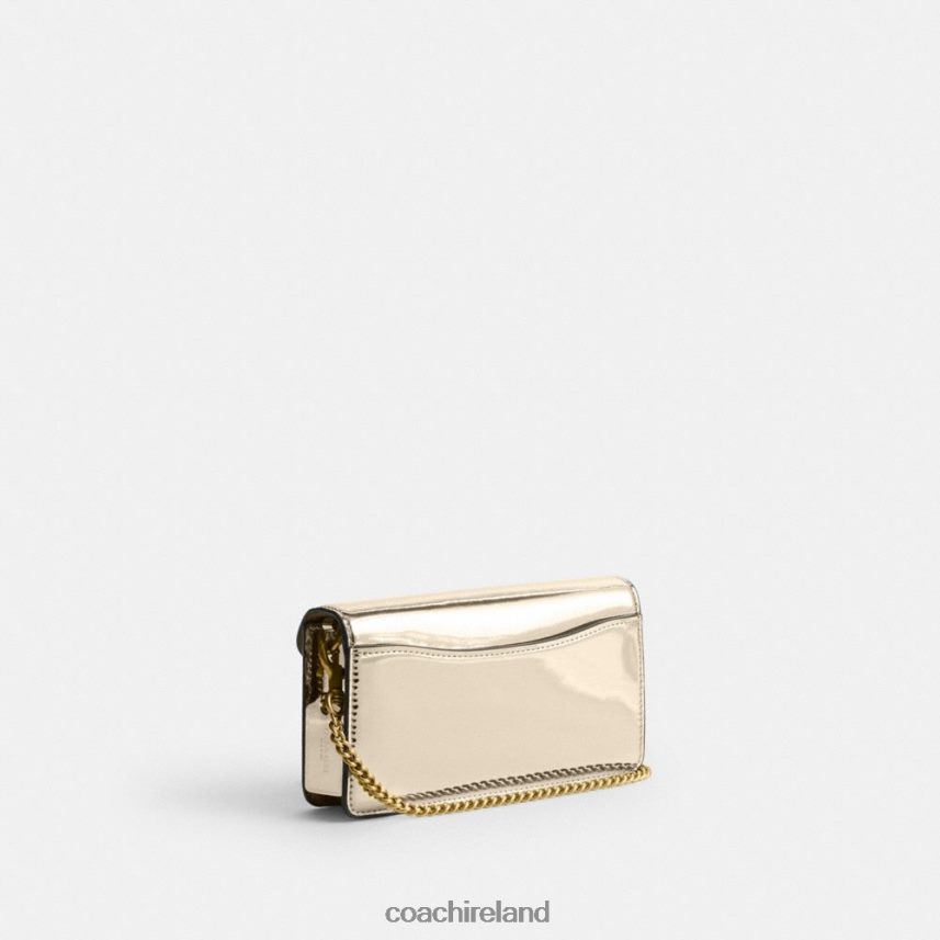 Coach Women TABBY CROSSBODY IN SILVER METALLIC B4/Gold 80N2R2111