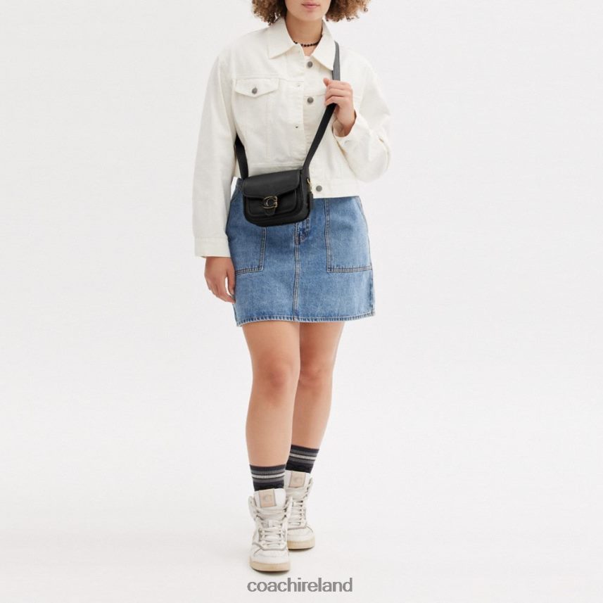 Coach Women TABBY MESSENGER 19 B4/BLACK 80N2R2127