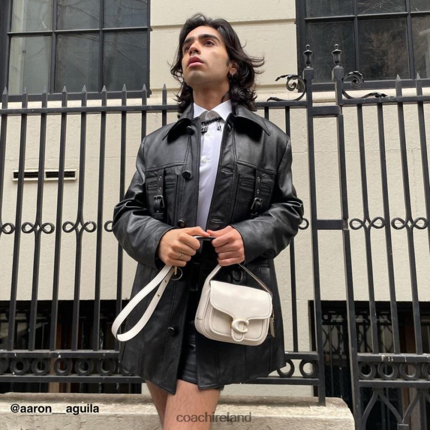 Coach Women TABBY MESSENGER 19 B4/CHALK 80N2R2117