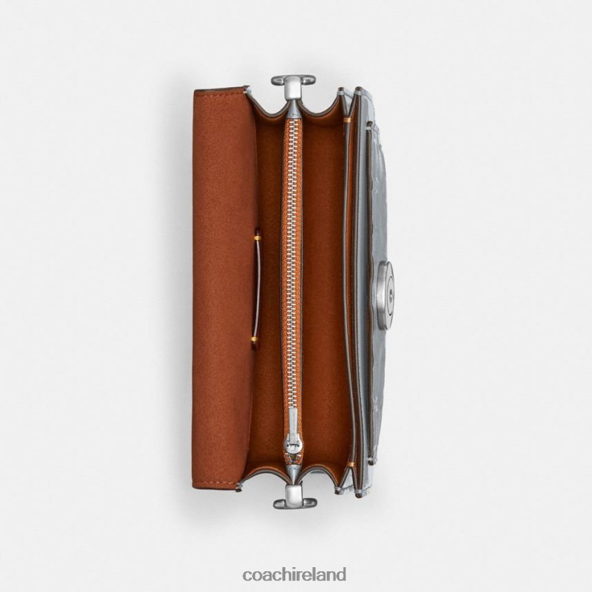 Coach Women TABBY SHOULDER BAG 20 IN SIGNATURE LEATHER LH/Grey Blue 80N2R2105