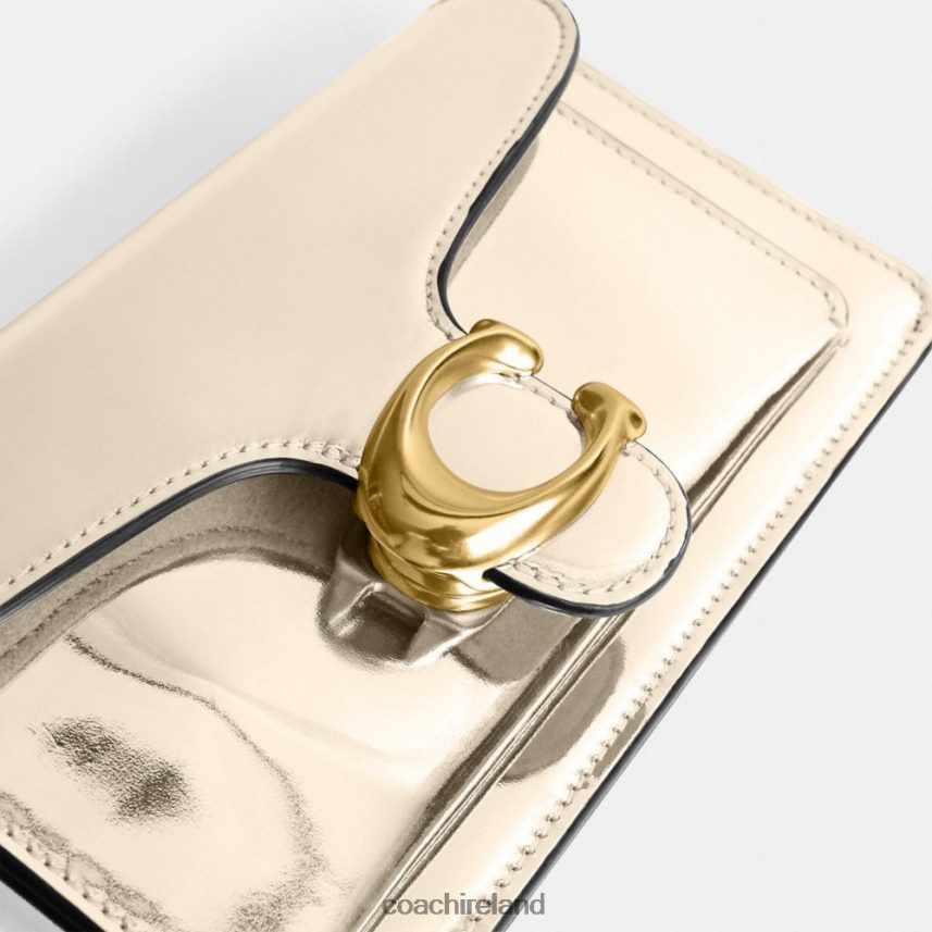 Coach Women TABBY SHOULDER BAG 20 IN SILVER METALLIC B4/Gold 80N2R2108