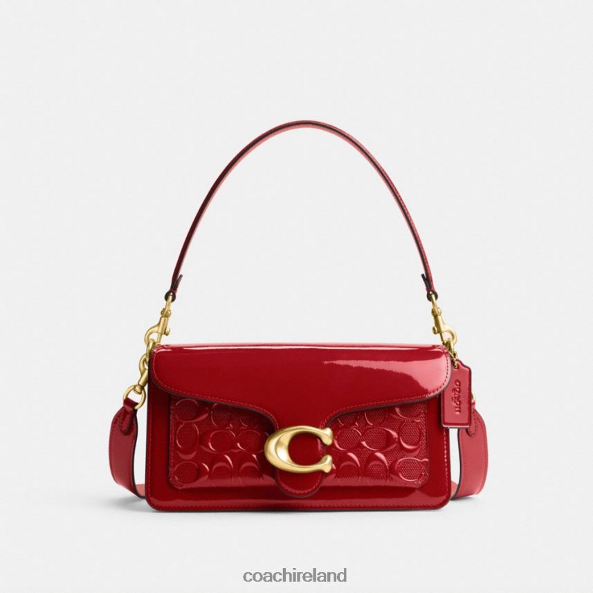 Coach Women TABBY SHOULDER BAG 26 IN SIGNATURE LEATHER B4/RED 80N2R2144