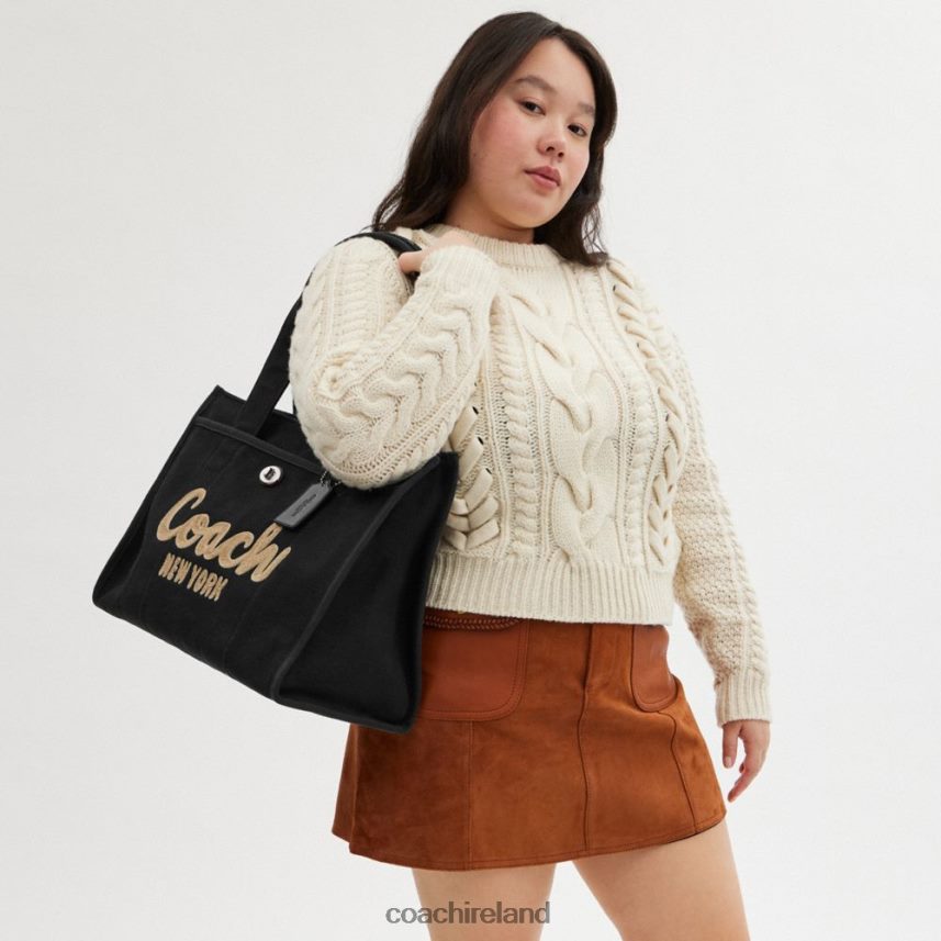 Coach Women CARGO TOTE 42 LH/Black 80N2R2295