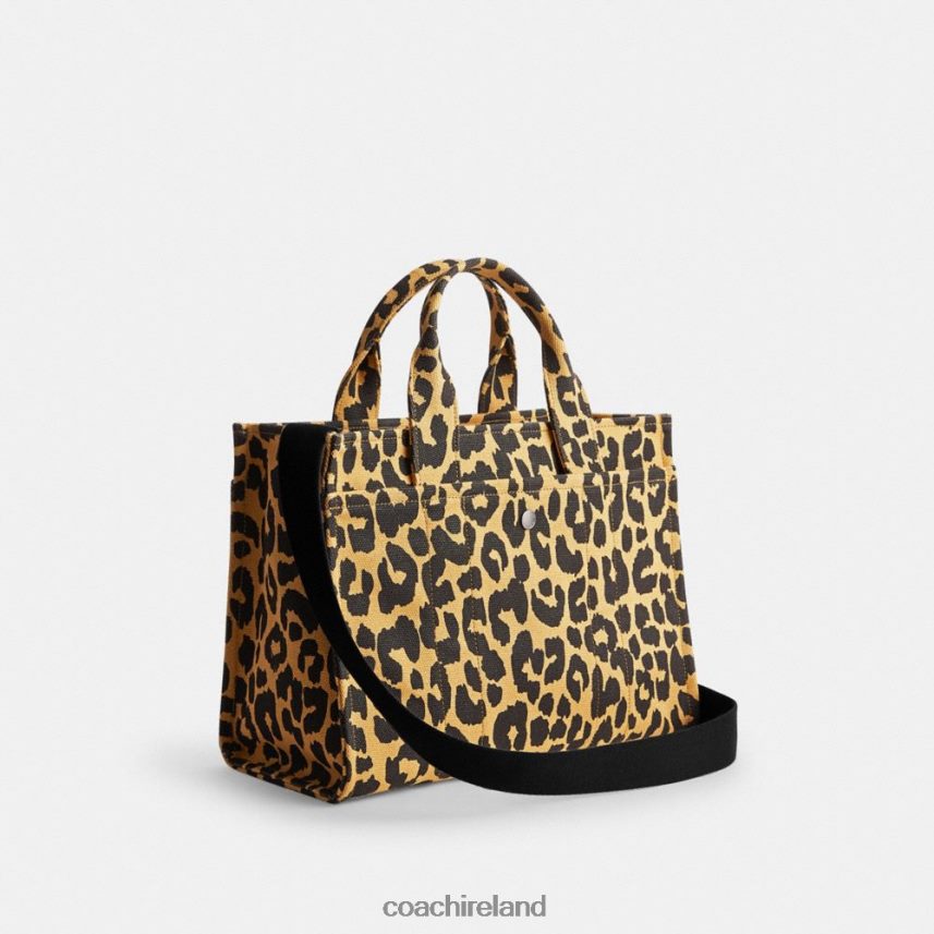 Coach Women CARGO TOTE WITH LEOPARD PRINT LH/Leopard 80N2R2293