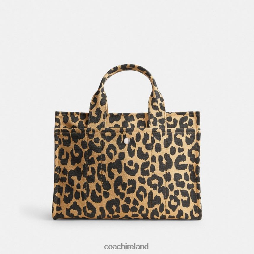 Coach Women CARGO TOTE WITH LEOPARD PRINT LH/Leopard 80N2R2293