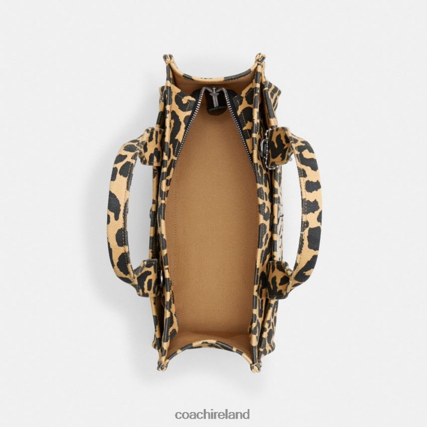 Coach Women CARGO TOTE WITH LEOPARD PRINT LH/Leopard 80N2R2293