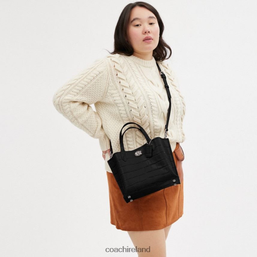 Coach Women WILLOW TOTE 24 LH/Black Multi 80N2R2287