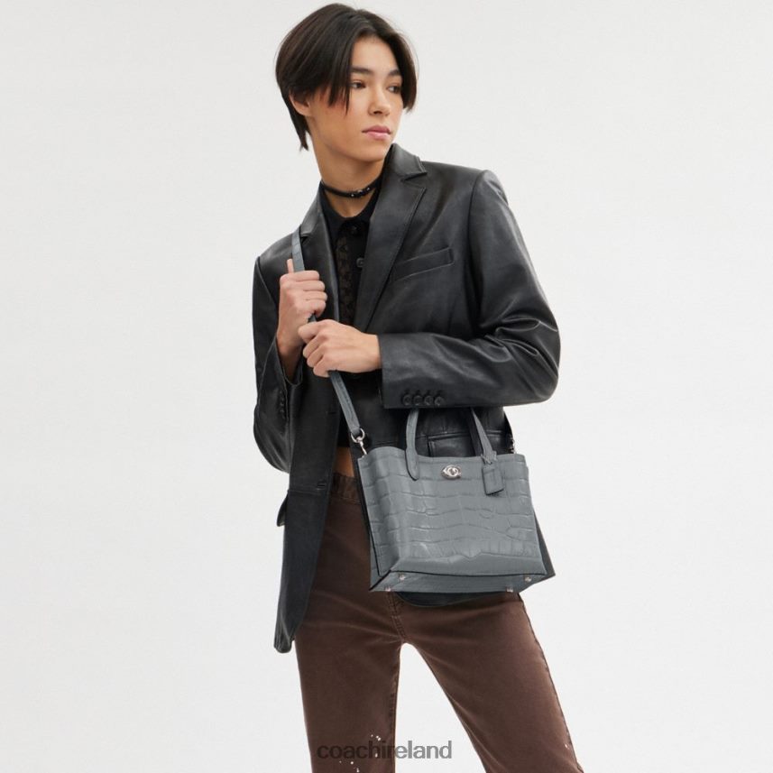 Coach Women WILLOW TOTE 24 LH/Grey Blue Multi 80N2R2290