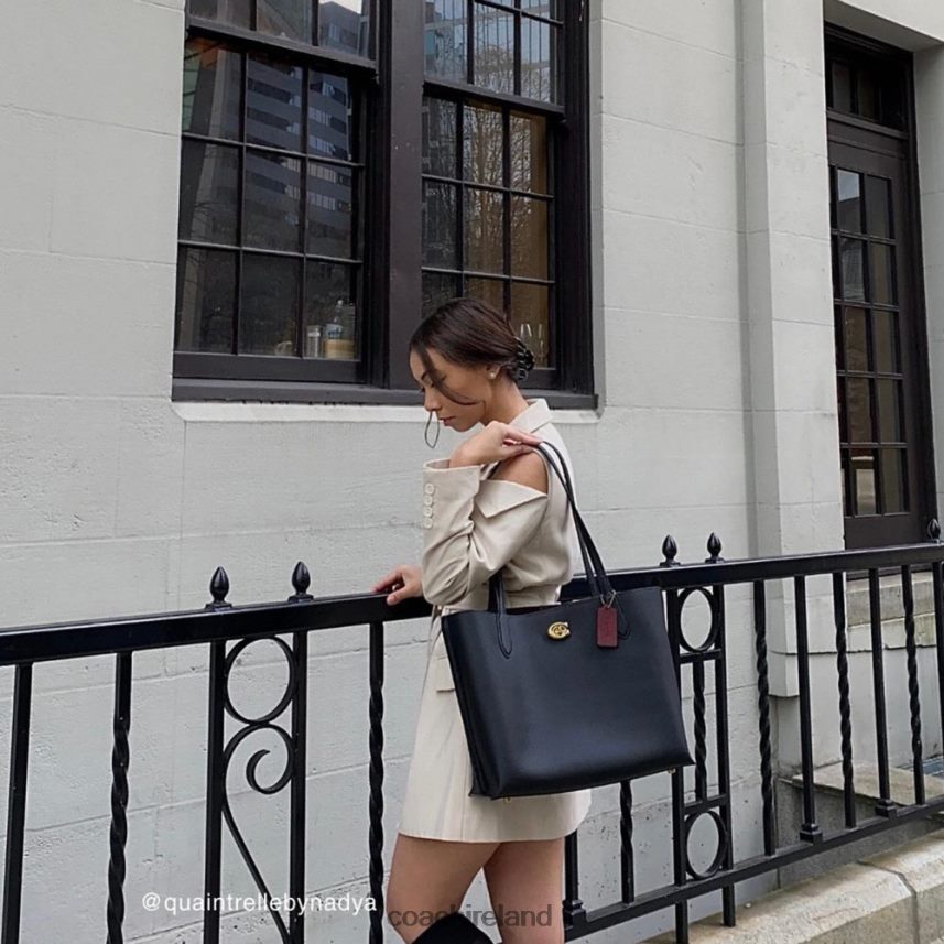 Coach Women WILLOW TOTE B4/BLACK 80N2R2303