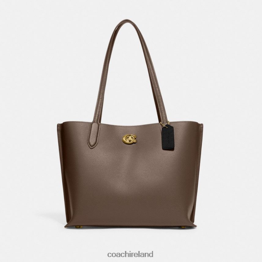 Coach Women WILLOW TOTE B4/DARK STONE 80N2R2304