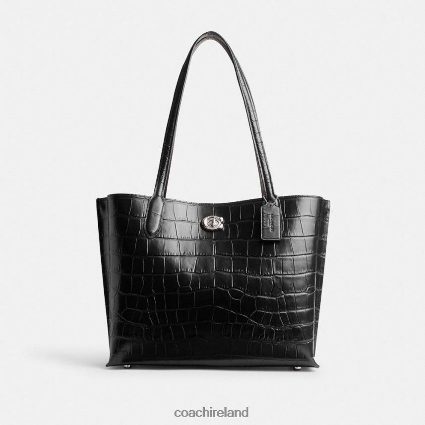 Coach Women WILLOW TOTE LH/Black Multi 80N2R2284