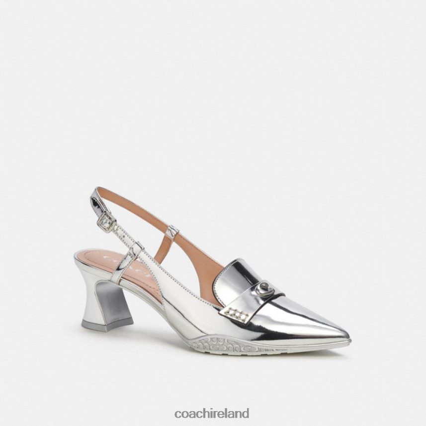 Coach Women NIKOLA HYBRID SLINGBACK Silver 80N2R2411