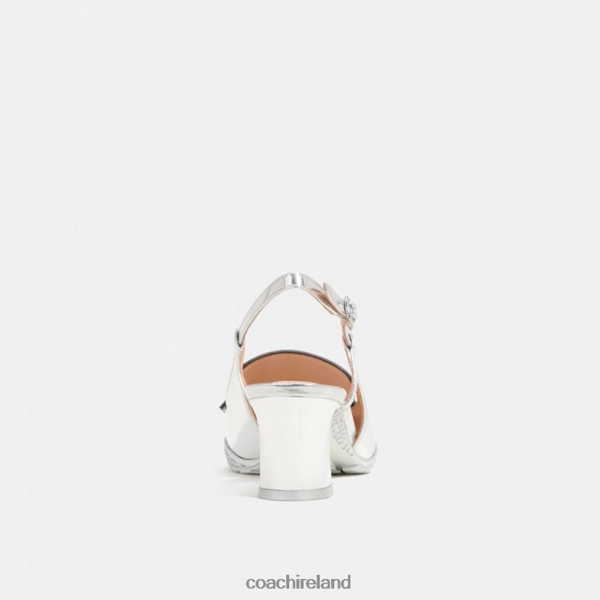 Coach Women NIKOLA HYBRID SLINGBACK Silver 80N2R2411