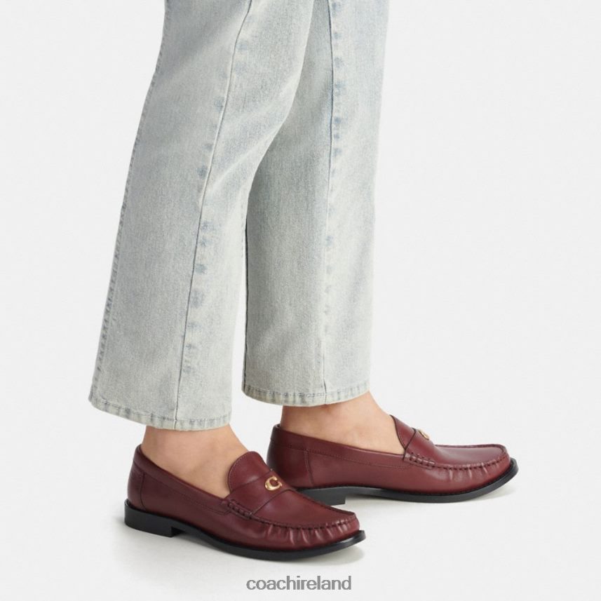 Coach Women JOLENE LOAFER Wine 80N2R2395