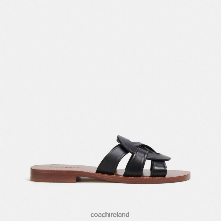 Coach Women ISSA SANDAL Black 80N2R2426