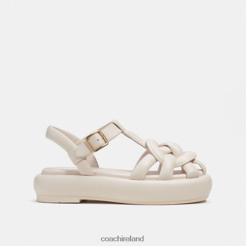 Coach Women PENNEY SANDAL Chalk 80N2R2425