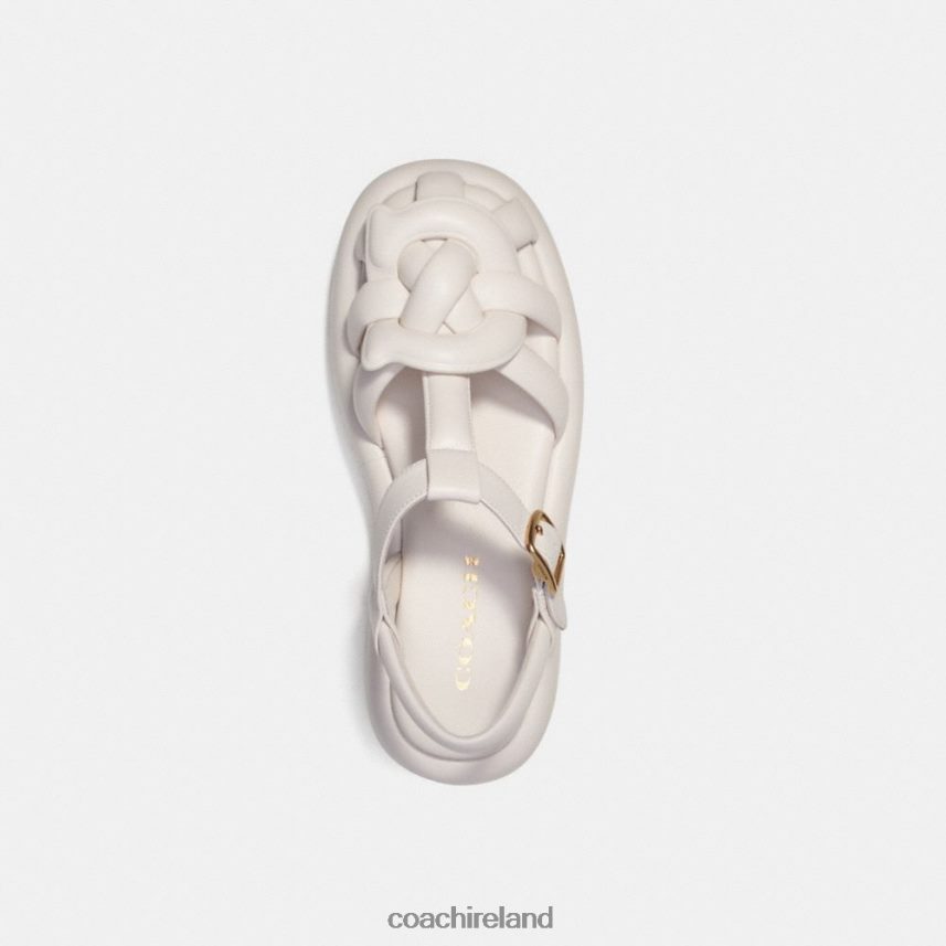 Coach Women PENNEY SANDAL Chalk 80N2R2425