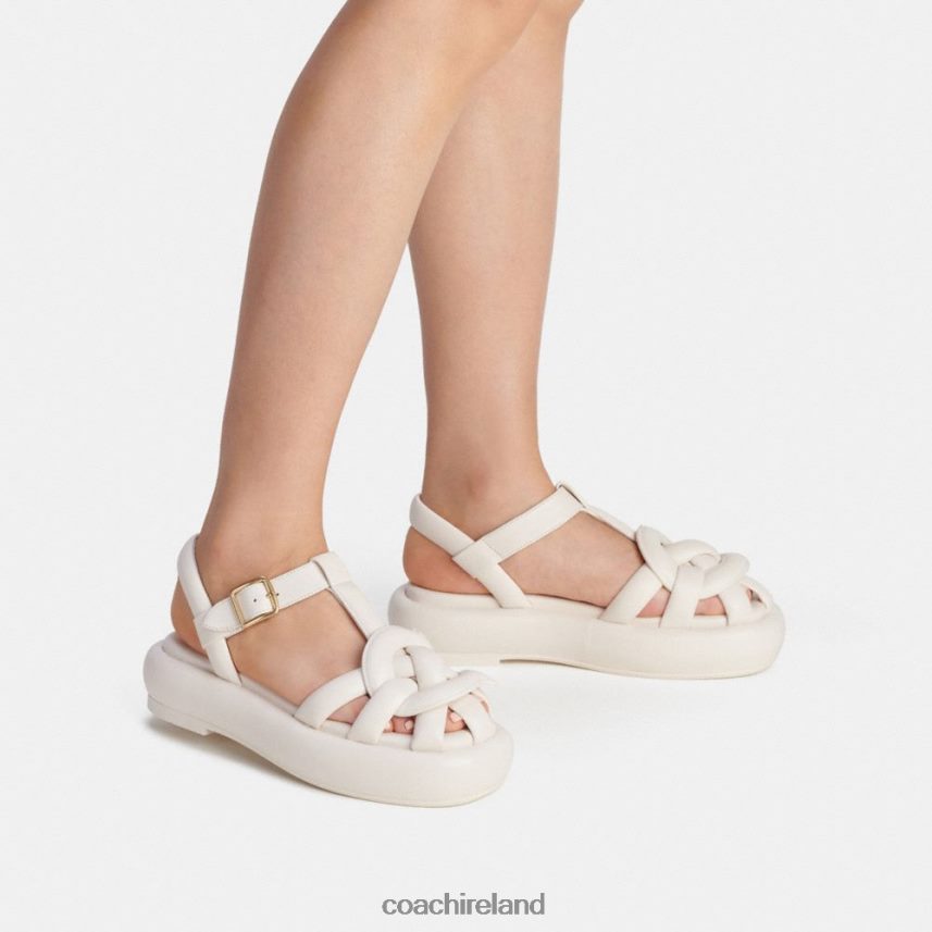 Coach Women PENNEY SANDAL Chalk 80N2R2425