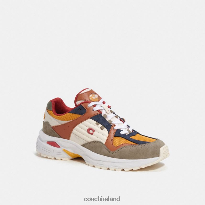 Coach Women C301 SNEAKER Green/Buttercup 80N2R2404