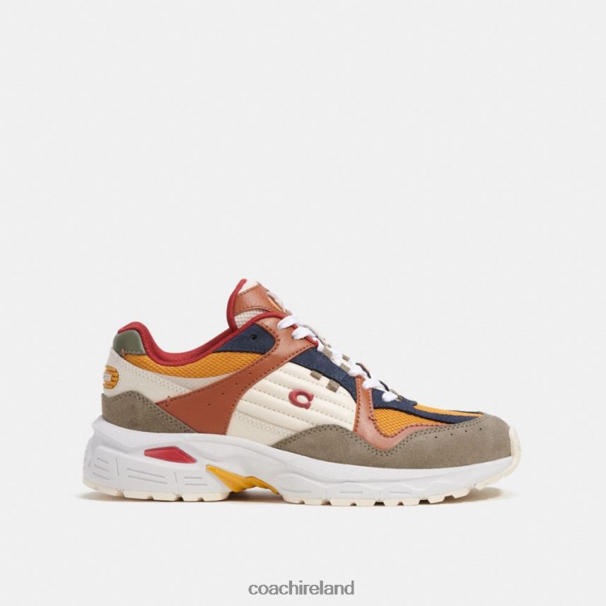 Coach Women C301 SNEAKER Green/Buttercup 80N2R2404