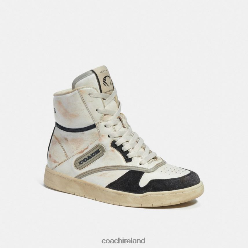 Coach Women HIGH TOP SNEAKER WHITE/BLACK 80N2R2407
