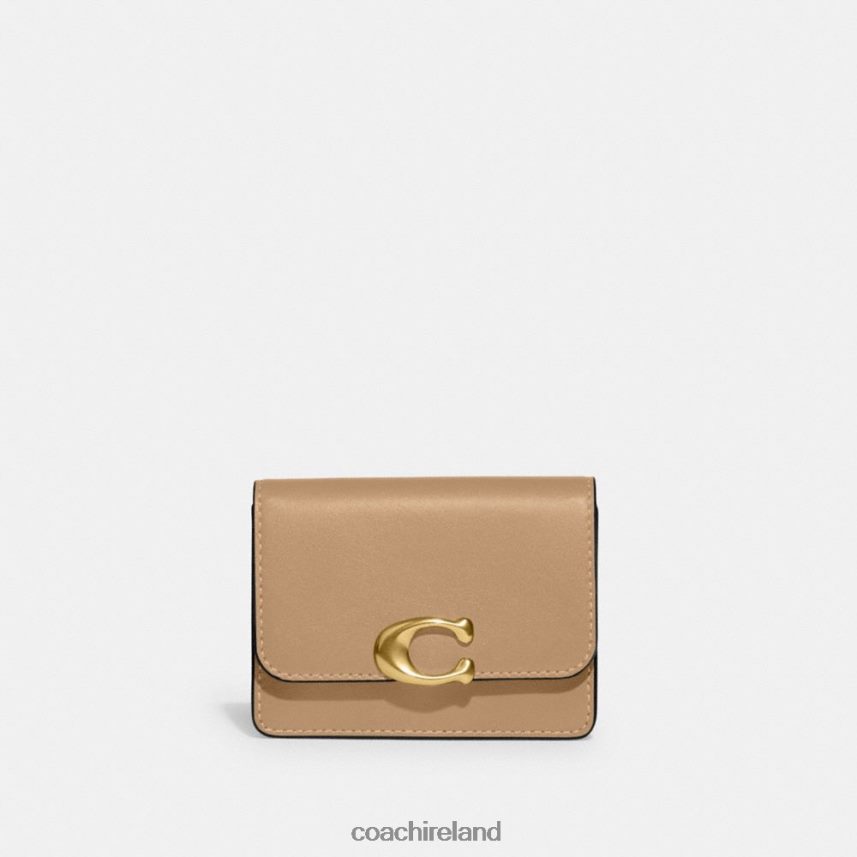 Coach Women BANDIT CARD CASE B4/TAN 80N2R2370