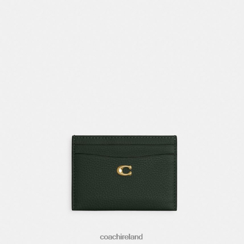 Coach Women ESSENTIAL CARD CASE B4/Amazon Green 80N2R2381